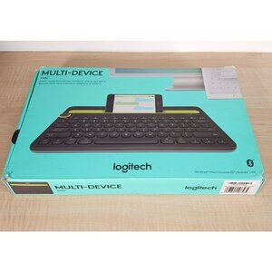 Logitech K480 Bluetooth Wireless Multi Device Keyboard with Box
